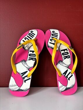 JUICY COUTURE Flip Flops Pink/Yellow